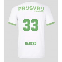 Camiseta Feyenoord David Hancko #33 Tercera Equipación Replica 2023-24 mangas cortas